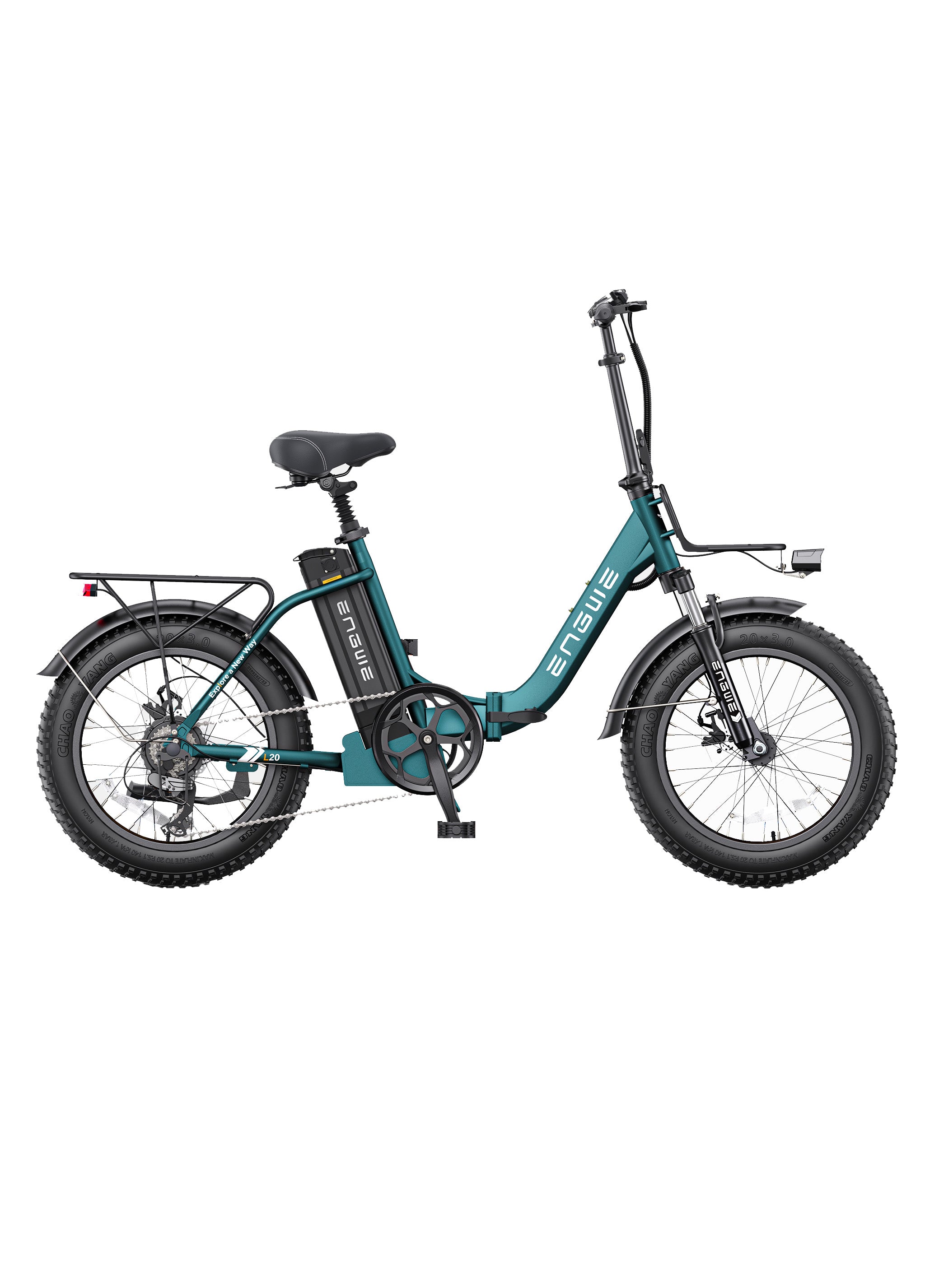 ENGWE L20 2.0 750W 80 Miles Front Fork + Post Suspens Step-Thru Ebike