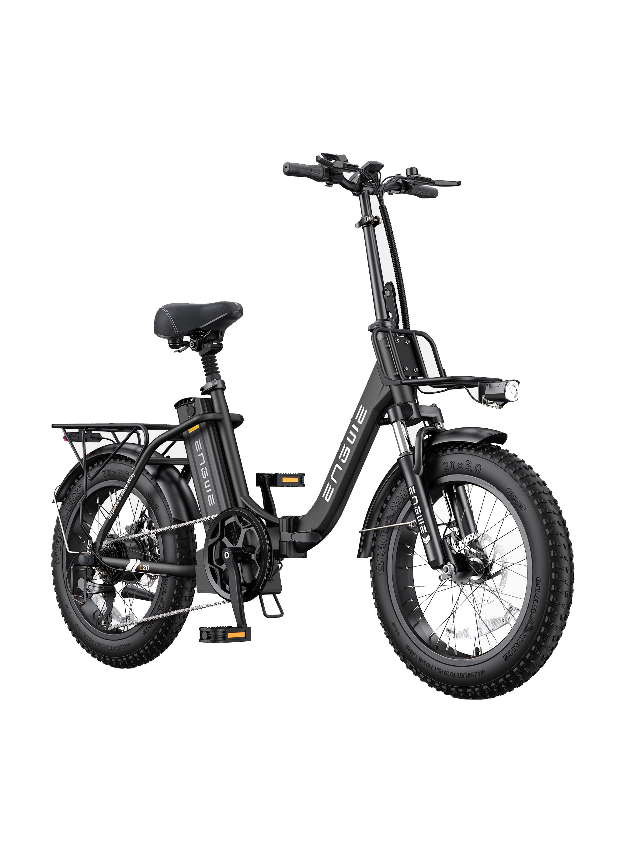 ENGWE L20 2.0 750W 80 Miles Front Fork + Post Suspens Step-Thru Ebike