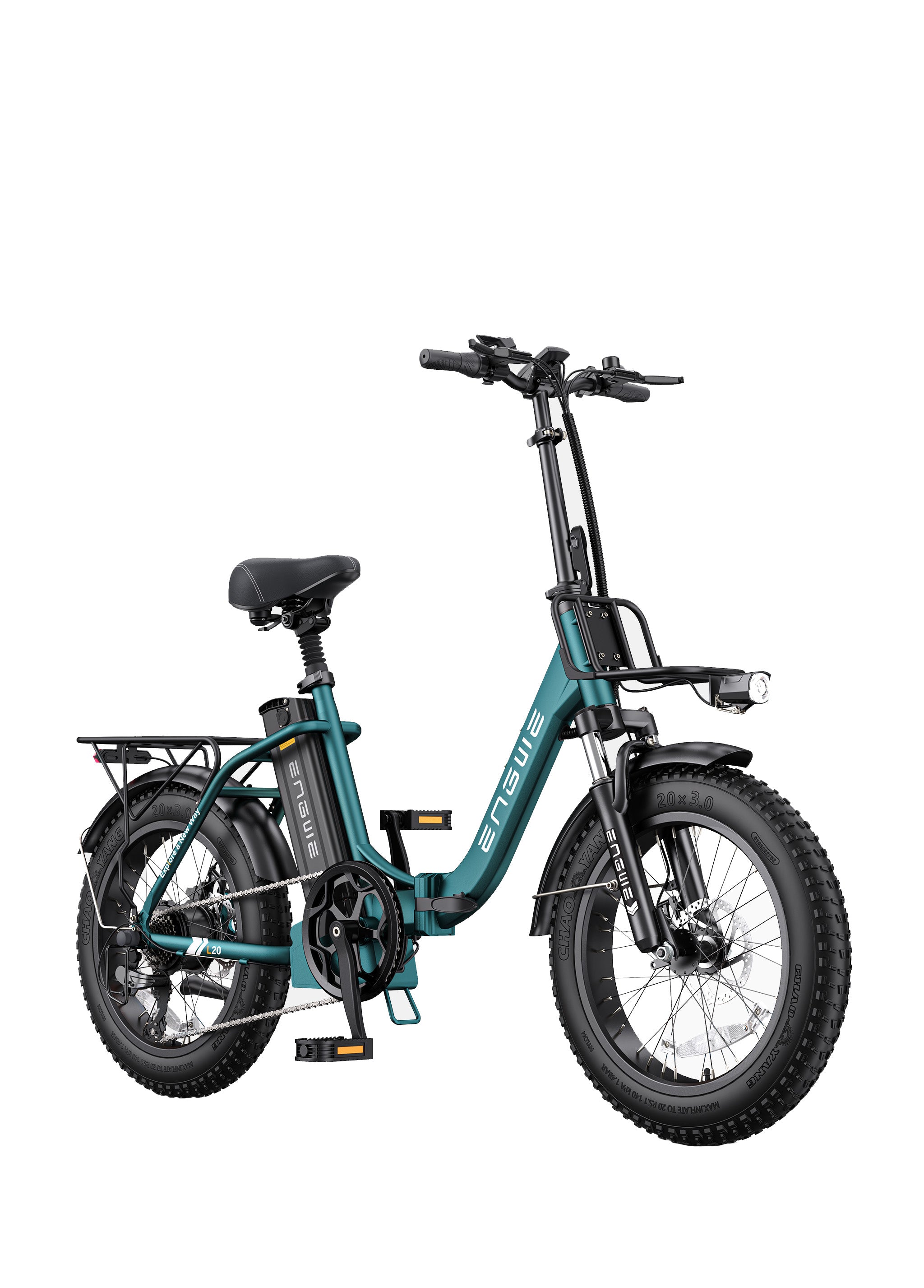 ENGWE L20 2.0 750W 80 Miles Front Fork + Post Suspens Step-Thru Ebike