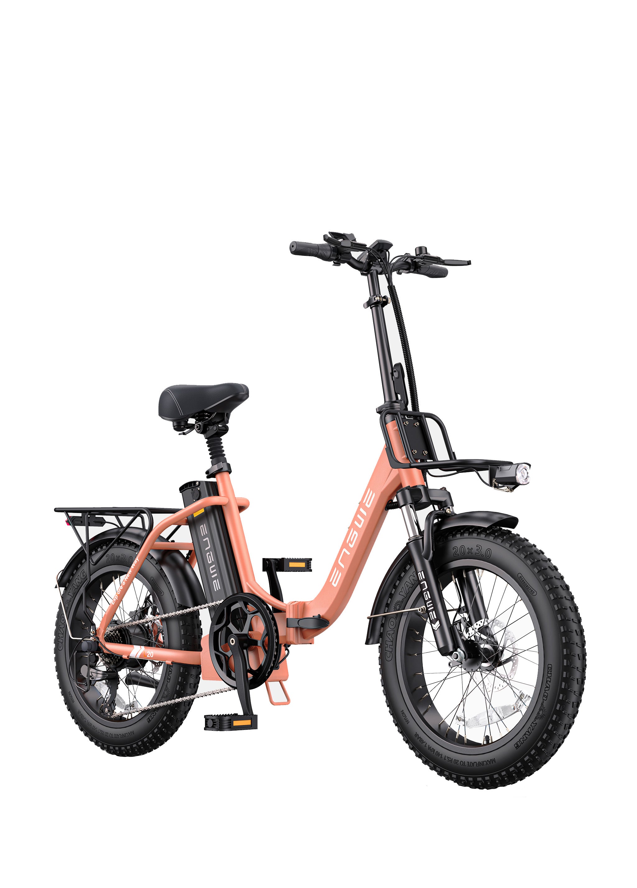 ENGWE L20 2.0 750W 80 Miles Front Fork + Post Suspens Step-Thru Ebike